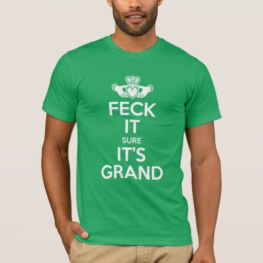 Feck es - Claddagh T-Shirt (Vorderseite)