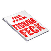 Feck Feck fecking Feck Notizblock (Rechte Seite)