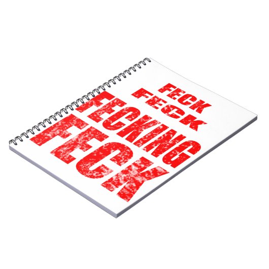 Feck Feck fecking Feck Notizblock (Linke Seite)