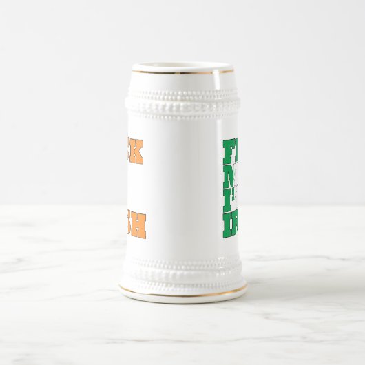 Feck Me I'm Irish Bierglas (Mittel)