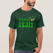feckin eejit lustiges Iren-St. Patricks T-Shirt (Vorderseite)