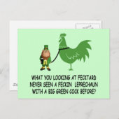 Feckin Irish fecktard Postkarte (Vorne/Hinten)