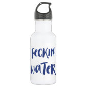 Feckin Wasser Edelstahlflasche (Vorderseite)