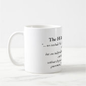 FED ist eine private Bank Kaffeetasse (Links)