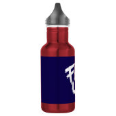 Fed Up Graffiti-Typografie Edelstahlflasche (Links)