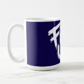 Fed Up Graffiti-Typografie Kaffeetasse (Links)