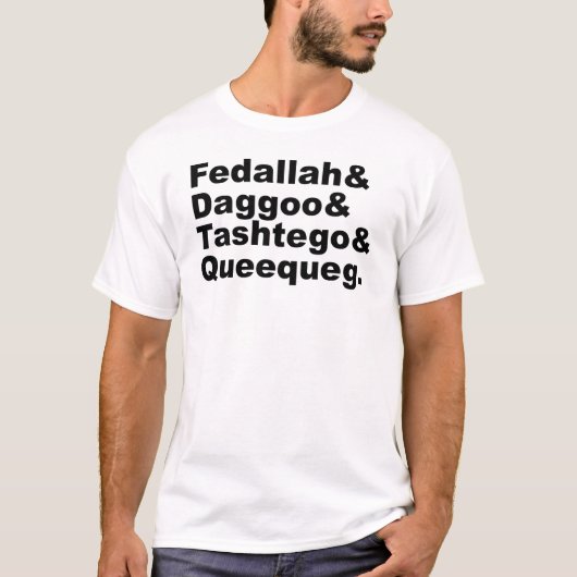 Fedallah Daggoo Tashtego Queequeg | Moby Dick T-Shirt (Vorderseite)