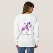 Feder & Anmut Sweatshirt (Schwarz voll)