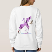 Feder & Anmut Sweatshirt (Rückseite)