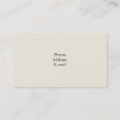 Feder-Aquarell Visitenkarte (Rückseite)