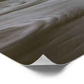 Feder auf dem Wasser Poster (Ecke)