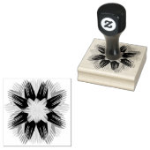 Feder-Blumen-Stempel  Gummistempel (Stempel)
