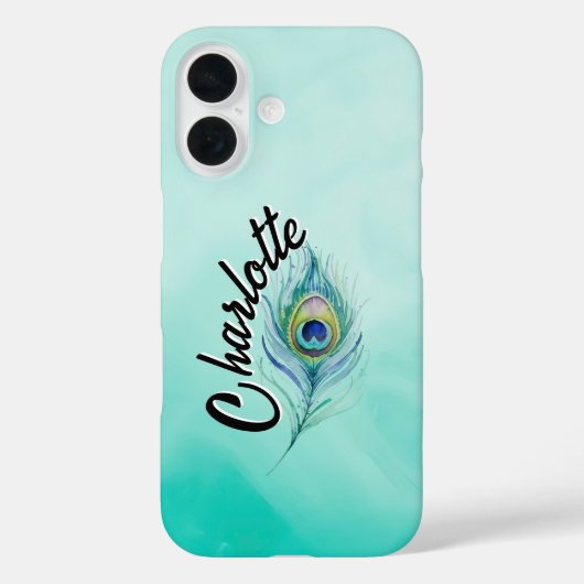 Feder Case-Mate iPhone Hülle (Rückseite)