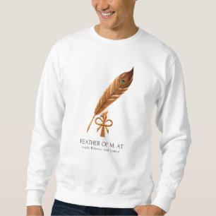 Feder-der-Ma’at-Sweatshirt – Altes Ägypten Sweatshirt