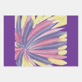 Feder digitales Design Geschenkpapier Set (Vorderseite)