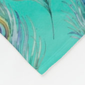 Feder Fleecedecke (Ecke)