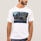 Feder-Fluss-Relais, Shay Lokomotive T-Shirt (Vorderseite)