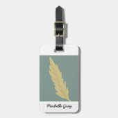 Feder-Gepäckanhänger Gepäckanhänger (Vorderseite vertikal)