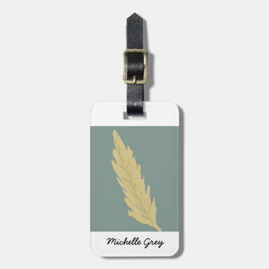 Feder-Gepäckanhänger Gepäckanhänger (Vorderseite vertikal)