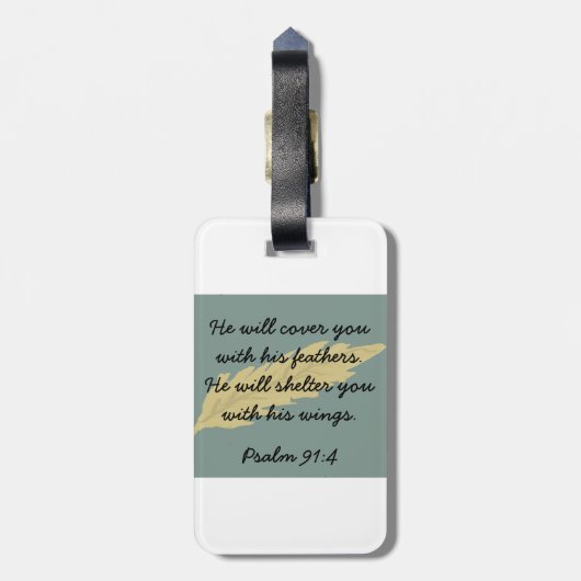 Feder-Gepäckanhänger Gepäckanhänger (Rückseite vertikal)