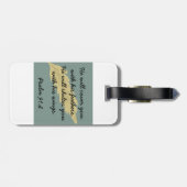 Feder-Gepäckanhänger Gepäckanhänger (Rückseite horizontal)