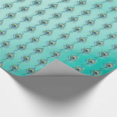 Feder Geschenkpapier (Ecke)
