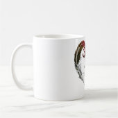 Feder-Herzscripture-Tasse Kaffeetasse (Links)