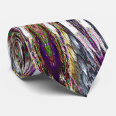 Feder-Kaleidoskop Krawatte (Gerollt)