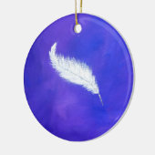 Feder Keramikornament (Links)