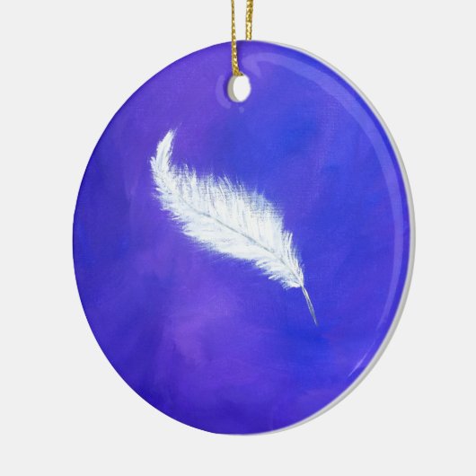 Feder Keramikornament (Links)