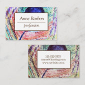 Feder-Kunst-berufliche Geschäfts-Karte Visitenkarte (Vorne/Hinten)