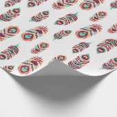 Feder-Kunst Geschenkpapier (Ecke)