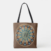 Feder-Mandala-Tasche Tasche (Rückseite)