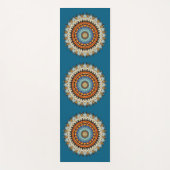 Feder Mandala Yoga Mat Yogamatte (Vorderseite)