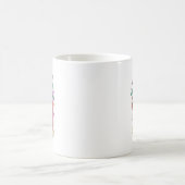 Feder Maskerade Mardi Gras Festlicher Boxhandschuh Kaffeetasse (Mittel)