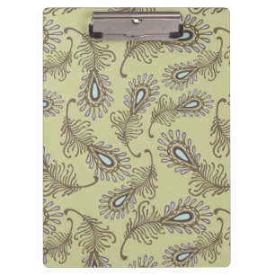 Feder-Muster Klemmbrett