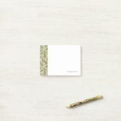 Feder-Muster Post-it Klebezettel (Auf Schreibtisch)