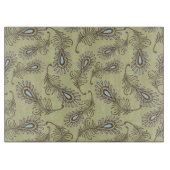 Feder-Muster Schneidebrett (Vorderseite)