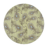 Feder-Muster Schneidebrett (Vorderseite)