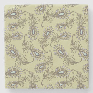 Feder-Muster Steinuntersetzer