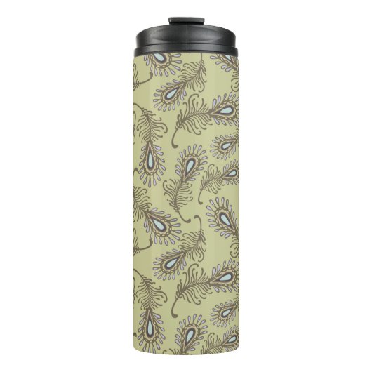 Feder-Muster Thermosbecher (Vorderseite)
