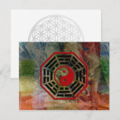 Feder, PaKua Postkarte (Vorne/Hinten)