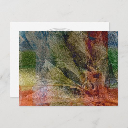 Feder Postkarte (Vorne/Hinten)