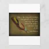 Feder Postkarte (Vorderseite)