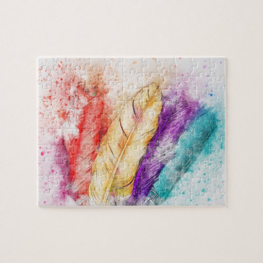 Feder-Puzzlespiel Puzzle (Horizontal)