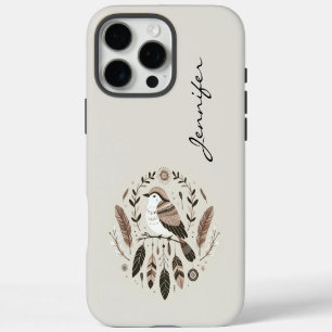 Feder Sacred Skies Vogel Boho iPhone / iPad Hülle iPhone 16 Pro Max Hülle