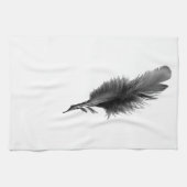 Feder-Schwarzes Küchentuch (Horizontal)