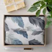 Feder-Serie Design 3 Seidenpapier (Geschenk)