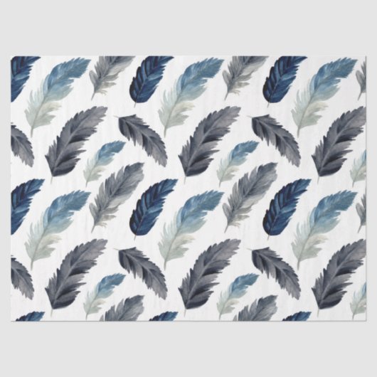 Feder-Serie Design 3 Seidenpapier (Vorderseite)