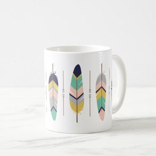 Feder-Tasse Tasse (VorderseiteRechts)